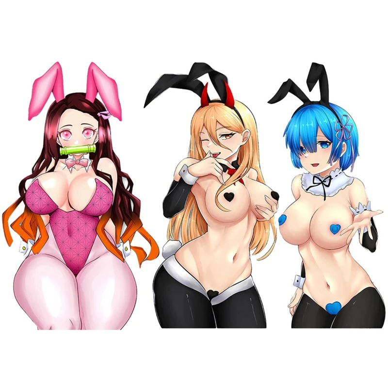 J546 #1 шт. автомобильная наклейка Сексуальная аниме-девушка водонепроницаемая