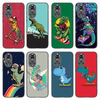 dinosaur skate dude play phone cover for huawei p30 p40 p50 pro mate40 40pro plus honor 50pro 50se phone case