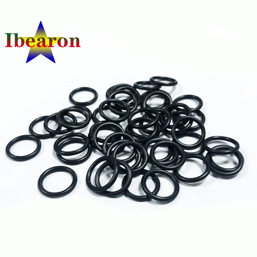 2PCS Black O Ring Gasket CS 7mm ID 106mm~272mm NBR(Nitrile Rubber Buna) Round Type Corrosion Oil Resistant Seal Washer