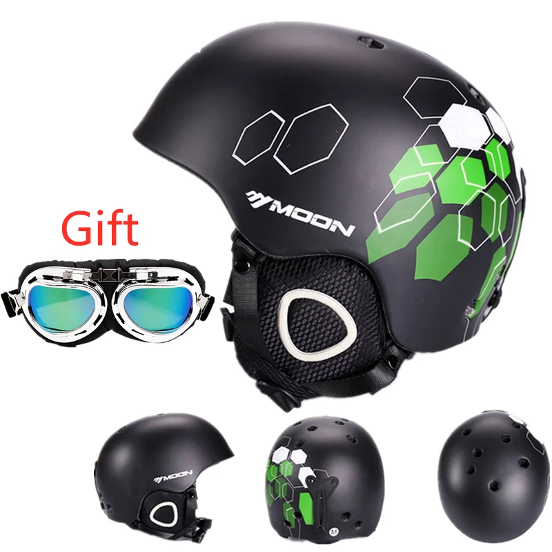 

Новинка 2022, лыжный шлем для спорта на открытом воздухе, оборудование для скейтборда, защитный шлем, очки унисекс, подарок