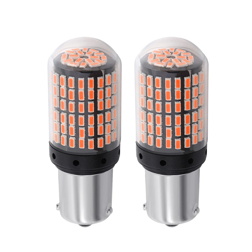 2 шт. 20 Вт 1156 BA15S 1141 1095 7506 1156A 1156NA 1073 1093 1129 1159 Светодиодная лампа для указателя