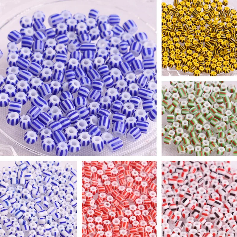 450g 3/4/5mm Mixed Multi-Color Czech Glass Seed Spacer Beads Round Beads Garment DIY Jewelry Making Crafts