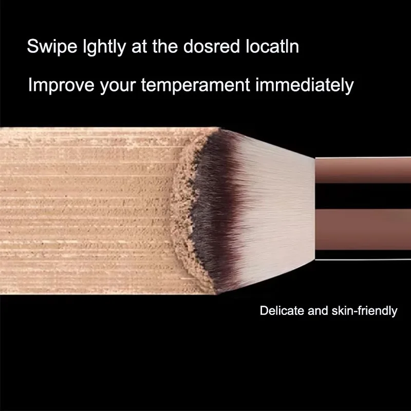 Фото Новая бесследная основа, румяна, большая маленькая основа для пирса, кисть для макияжа, профессиональный косметический инструмент без остатков №1
