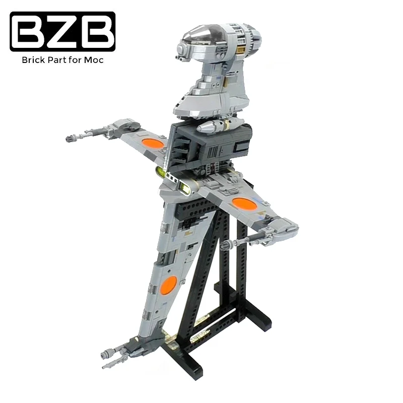 BZB MOC Звездный фильм MOC-18137 B-крыло истребитель X-Wing космический корабль модель