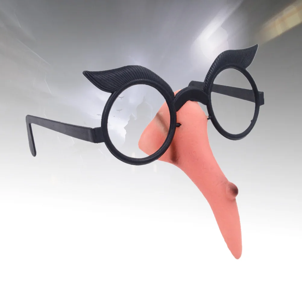 

Eyeglassescostume Nose Funny Witch Glasses Disguise Dress Fancyaccessory Propsglasse Supplies Cosplay Wizard Mustache