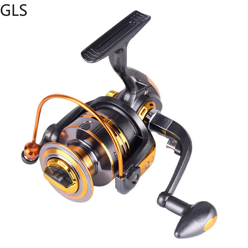 

GLS High Quality Freshwater Trout Folding rocker Spinning Fishing Reel Ultra Light Wearable Fishing Wheel
