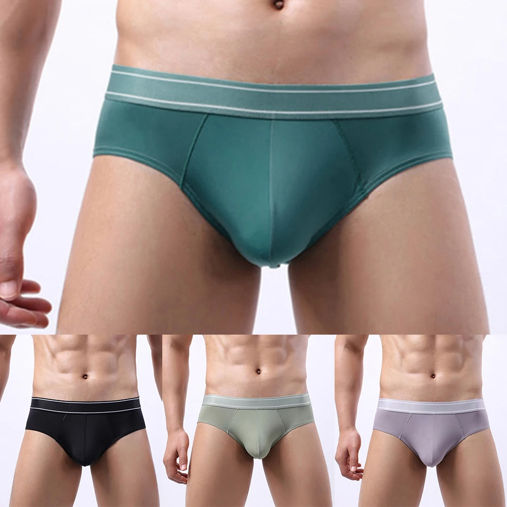

Men Middle Waist Briefs Underwear Men's Sexy Breathable Underpants Comfortable Mens Underwear Shorts Gay Male Panties