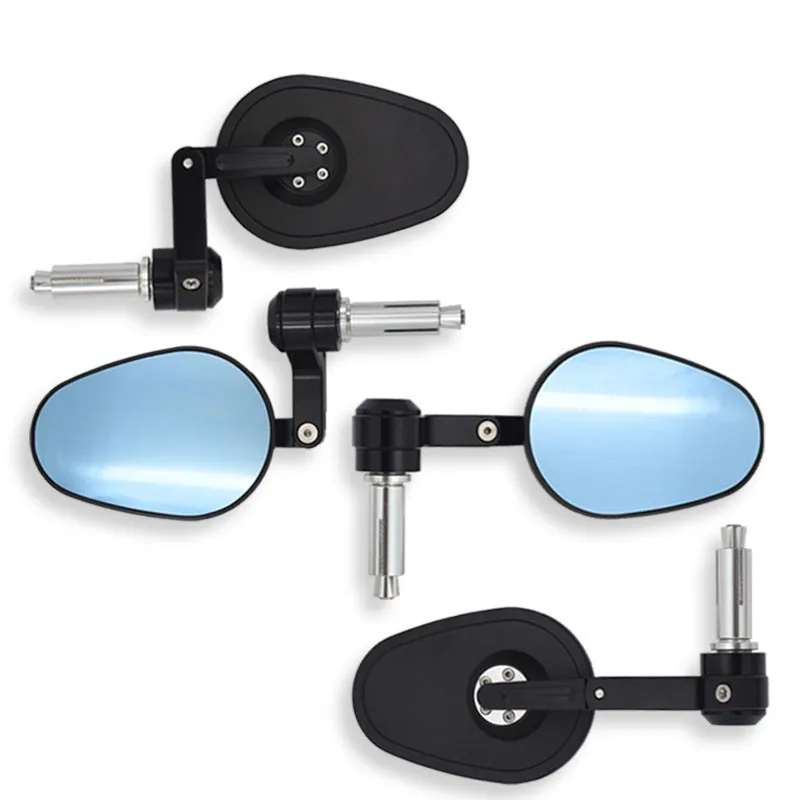 

Aluminium Alloy Motorcycle Side Mirrors Clear Vision Modified Accessories Universal Motorbike Handlebar Mirror Anti Dazzle Lens