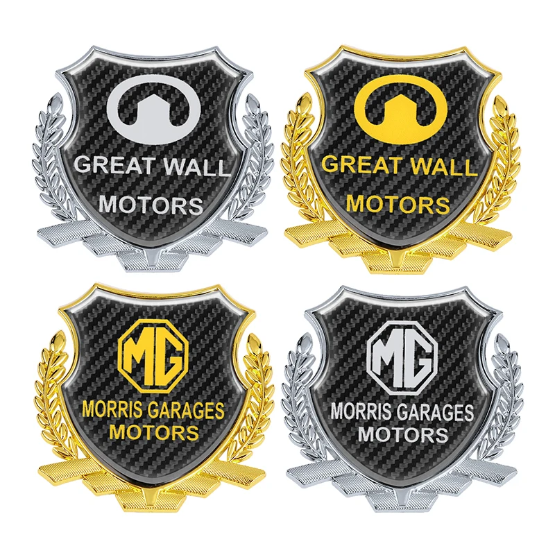 

1pcs Car Wheat Ears Labeling Waterproof Sticker Decal for Morris Garages MG 3 5 6 7 GT GS Hector HS ZS ZX EZS EHS 3SW MG3X-Cross