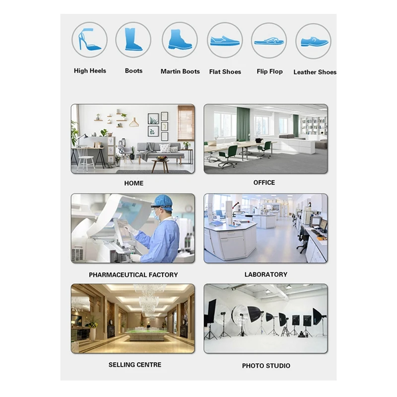 Одноразовая обувь с Т-образной пряжкой для автоматических дозаторов крышек