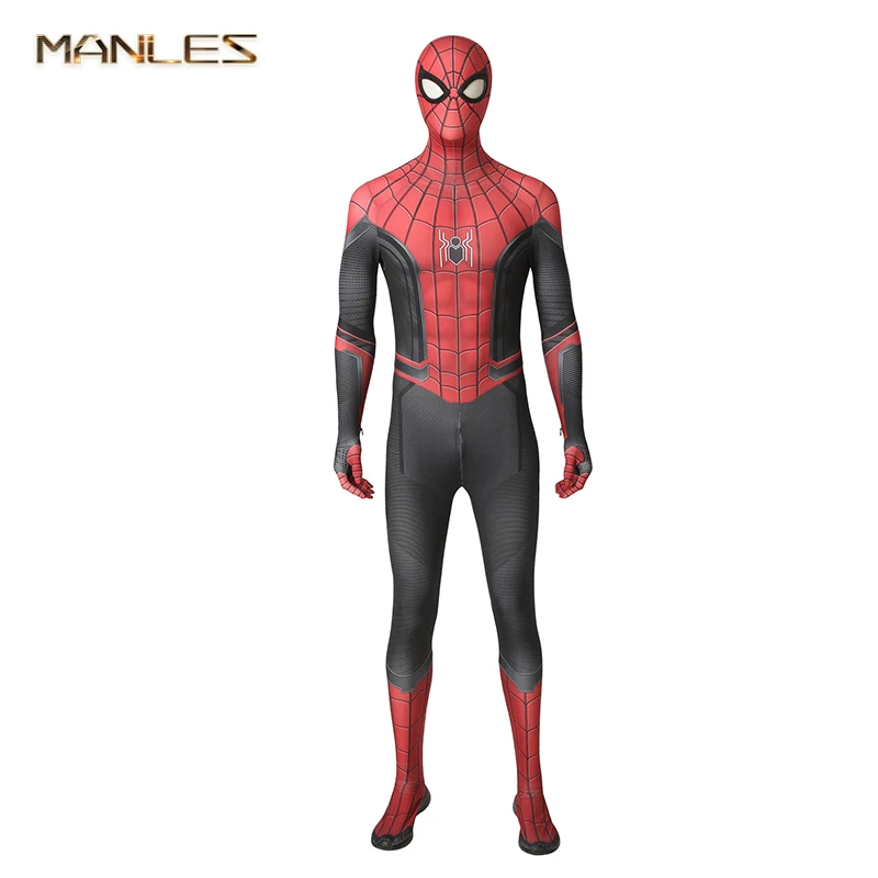 

Spiderman Costume Cosplay Peter Parker Movie Spider-Man Far From Home 2019 Cosplay Superhero Costume Halloween