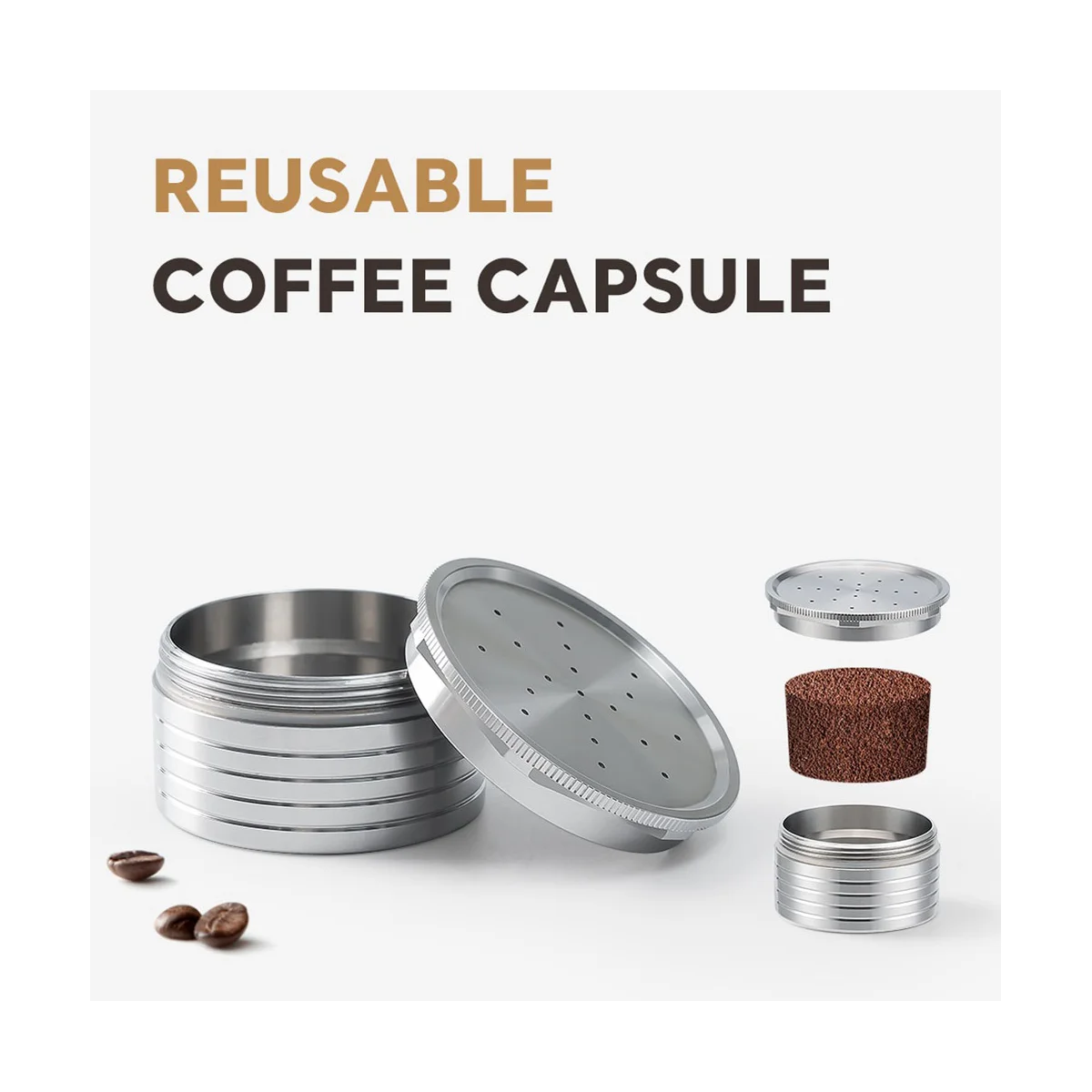 Для Essse Espresso Caffe - S.12 Машина Stianless Многоразовая кофейная капсула Капсулы для кофе