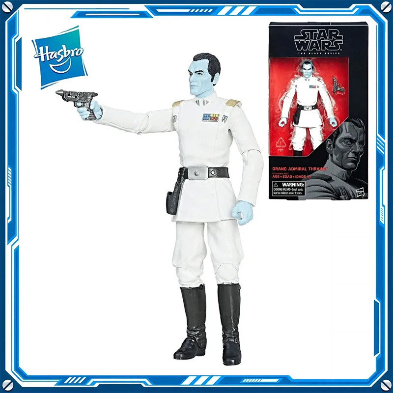

In Stock Original Hasbro STAR WARS GRAND ADMIRAL THRAWN 6Inch PVC Anime Figure Action Figures Model Toys
