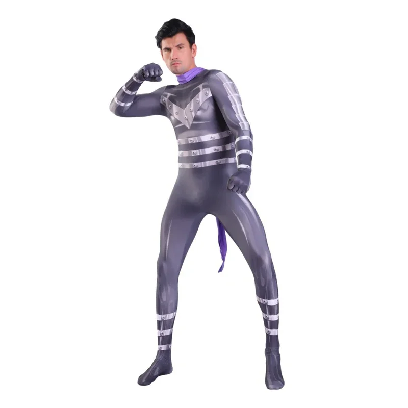 Косплей Костюм ONE PUNCH-MAN Speed-O'-Sound Sonic Zentai Костюмы Комбинезон Аниме Мужчины