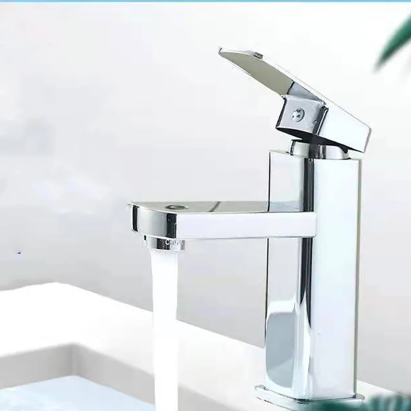 Смеситель для раковины в ванную комнату Модный кран из латуни и керамики с