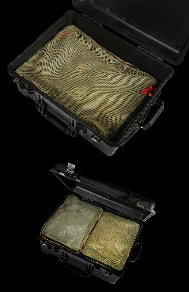 Outdoor Military 6-Piece Hard Core Trunk Storage Bag Travel Equipment Integrated Finishing BAg Yaw Material
