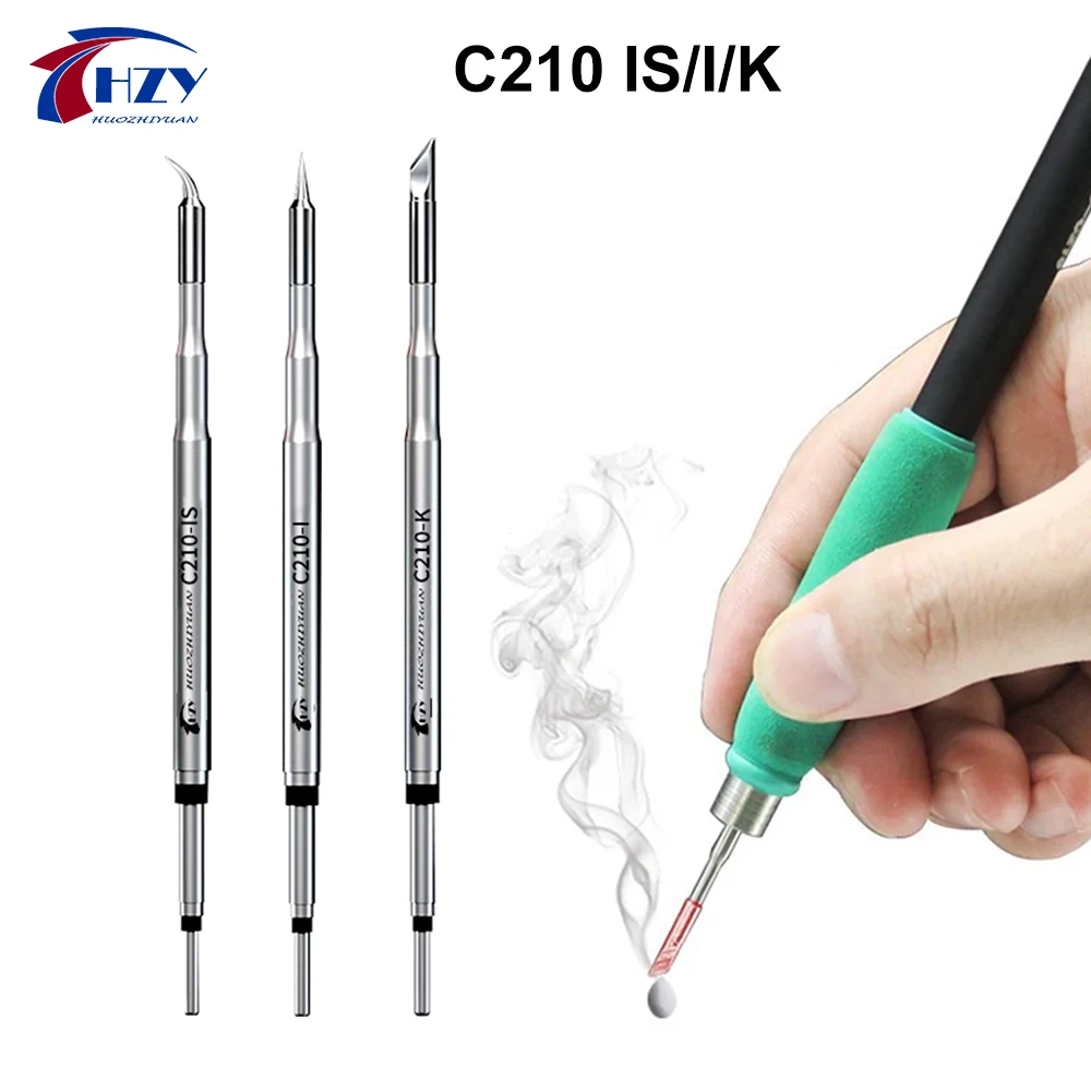 HZY C210-I C210-K C210-SI Сменный Наконечник Ручки Сварочного Железа Для JBC T210-A Sugon T26/T26D