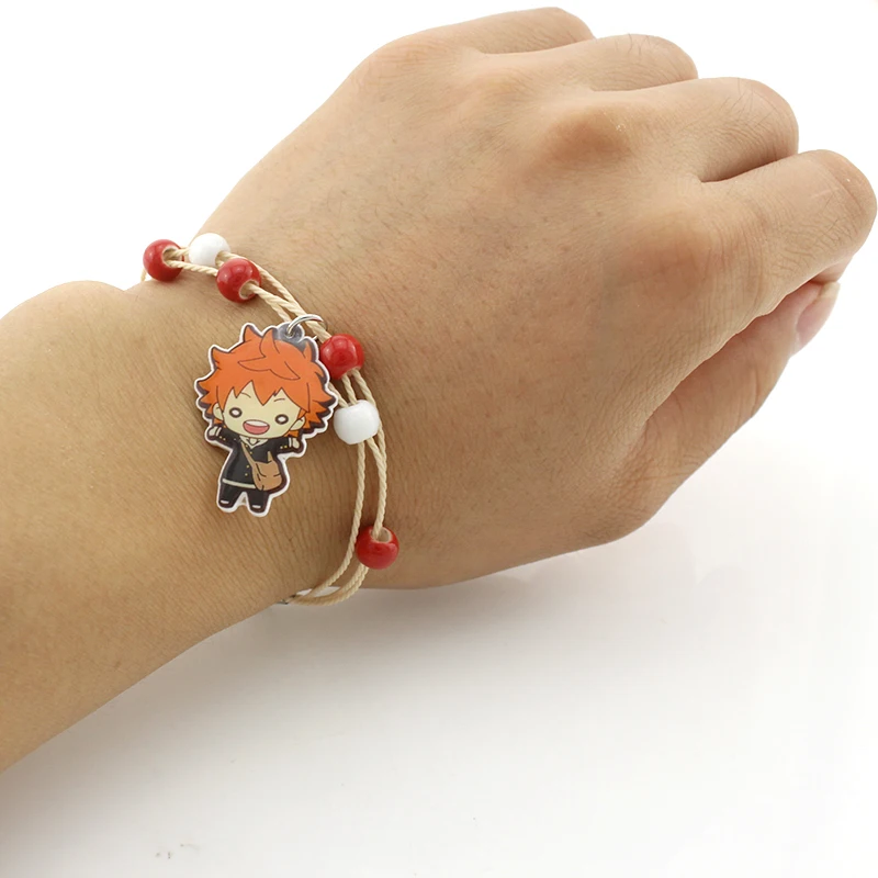 Новые браслеты Kawaii Bungo бродячие собаки аниме иконы Haruka город бусины цепочка