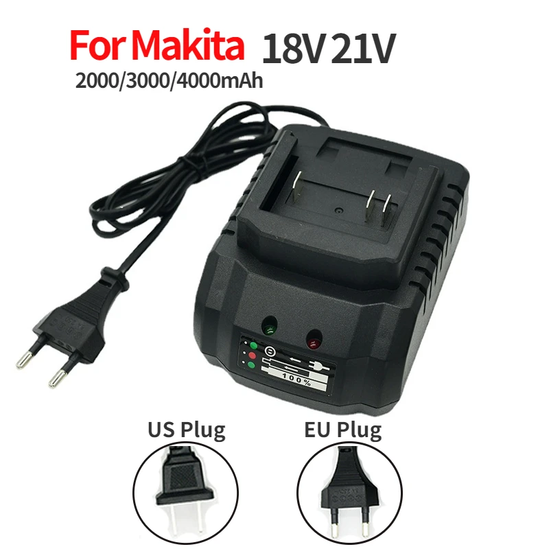 Зарядное устройство для Makita 18 в 21 литий-ионный аккумулятор BL1415 BL1420 BL1815 BL1830 BL1840 BL1860