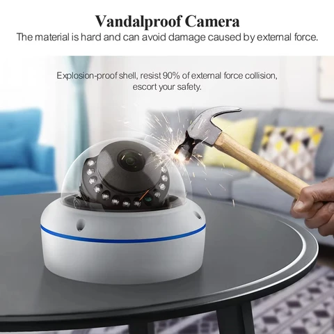 Techage 5MP купольная IP-камера видеонаблюдения