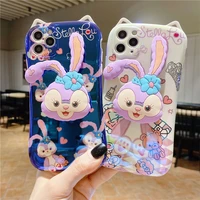 disney star delu phone cases with holder for iphone 13 12 11 pro max xr xs max 8 x 7 cute small waist diagonal cover