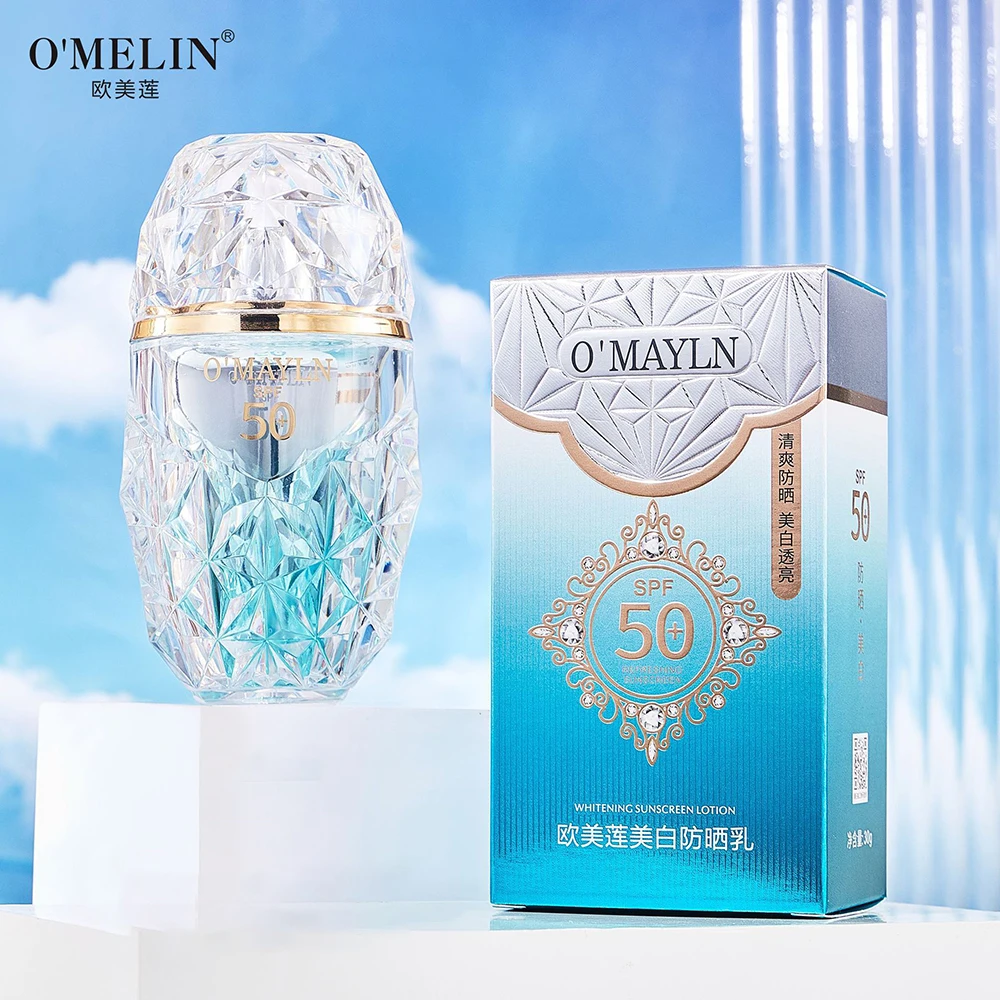 Facial Care Whitening Sunscreen Lotion SPF50+ Summer Refreshing Body Sunscreen Moisturizing Anti Ultraviolet Face Cream Skincare