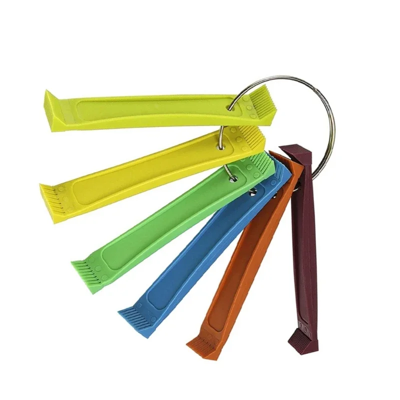 

6 шт., пластиковая гребенка с ребрами для радиаторов, набор конденсаторов для выпрямления испарителей, расческа для ребер