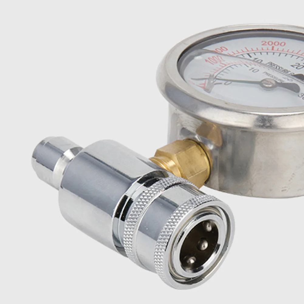 

Pressure Washers Washer Gauge Sturdy 0-400 Kg Pressure Resistance 6000Psi Brass Material Durable Easier To Read