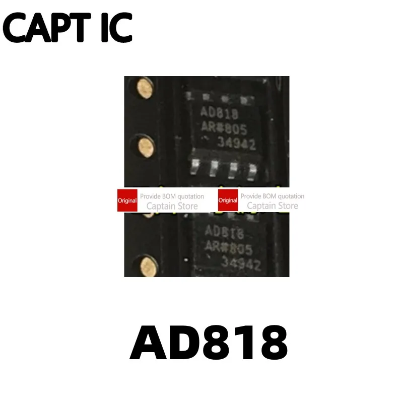 Видео усилитель AD818 AD818ARZ AD818AR AD818A SOP8, 1 шт., буферный чип частоты