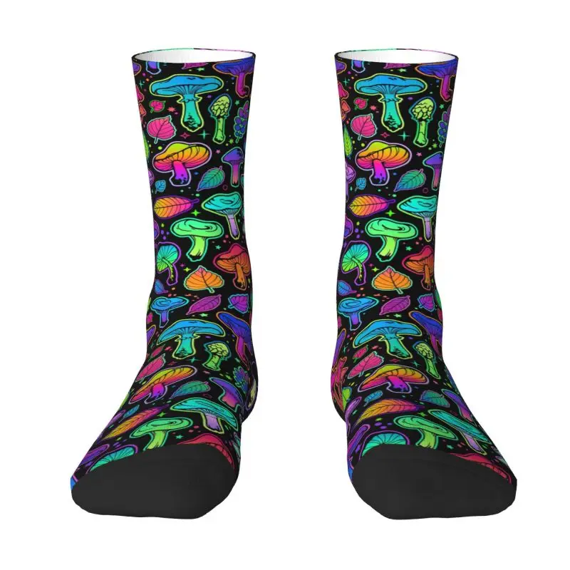 

Психоделические Волшебные радужные рандомные носки мужские женские мужские теплые забавные новые загадочные короткие носки в стиле бохо