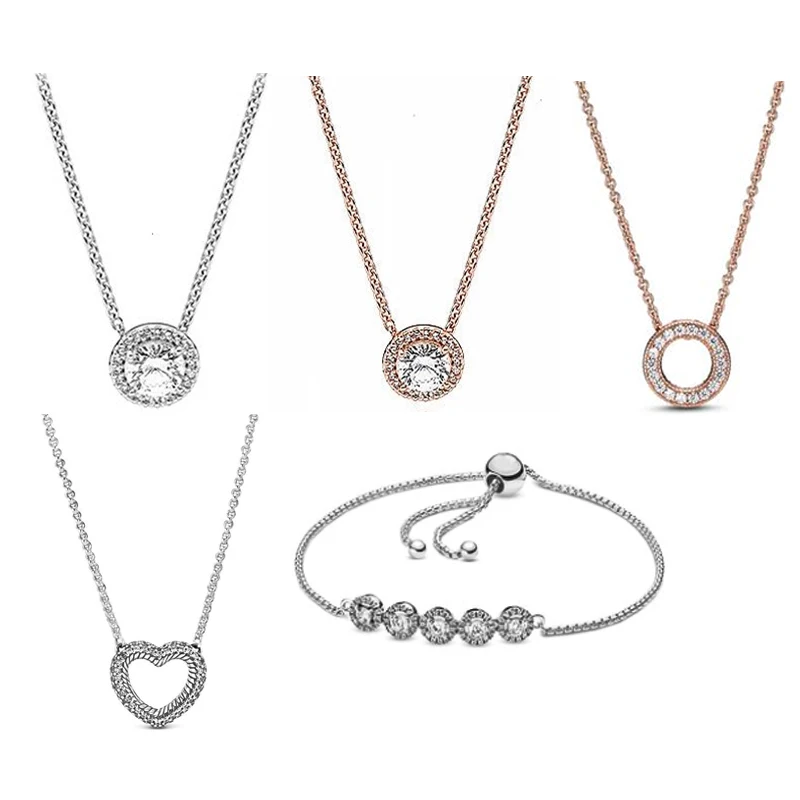 

Ожерелье женское из серебра 2023 пробы с фианитами