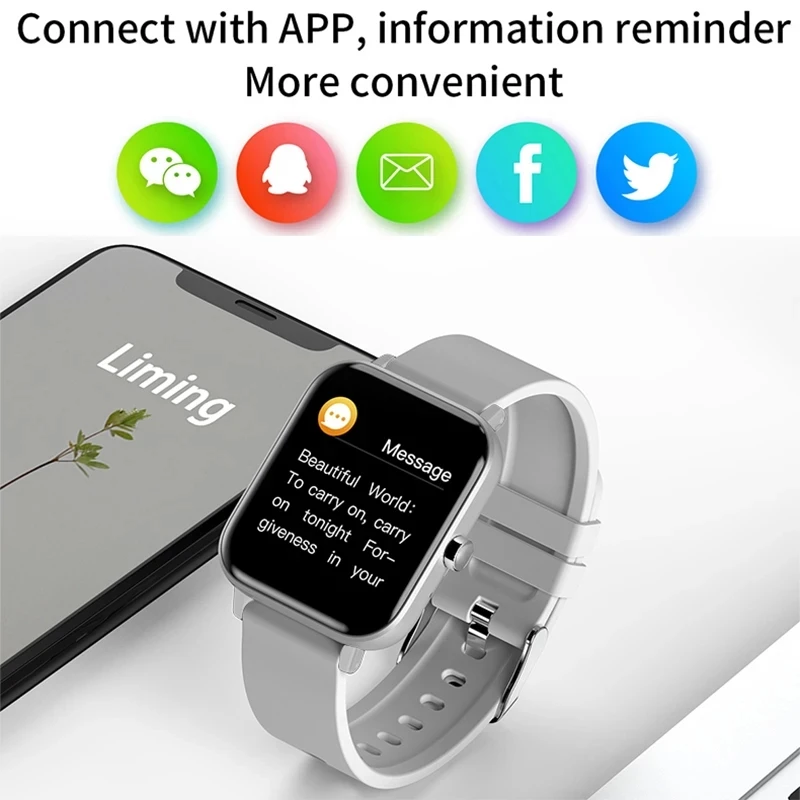 2022 New Bluetooth Call Smart Watch Fitness Tracker Blood Pressure Smart Clock Women Full Touch Bracelet Men Smartwatch Ladies enlarge