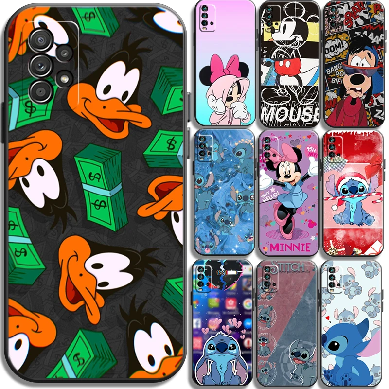 

Disney Stitch MIQI Phone Cases For Xiaomi POCO X3 GT X3 Pro M3 POCO M3 Pro X3 NFC X3 Mi 11 Mi 11 Lite Carcasa Back Cover Coque