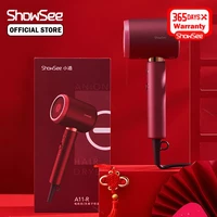 showsee anion hair dryer negative ion care 1800w strong wind professinal quick dry portable home hairdryers low nois