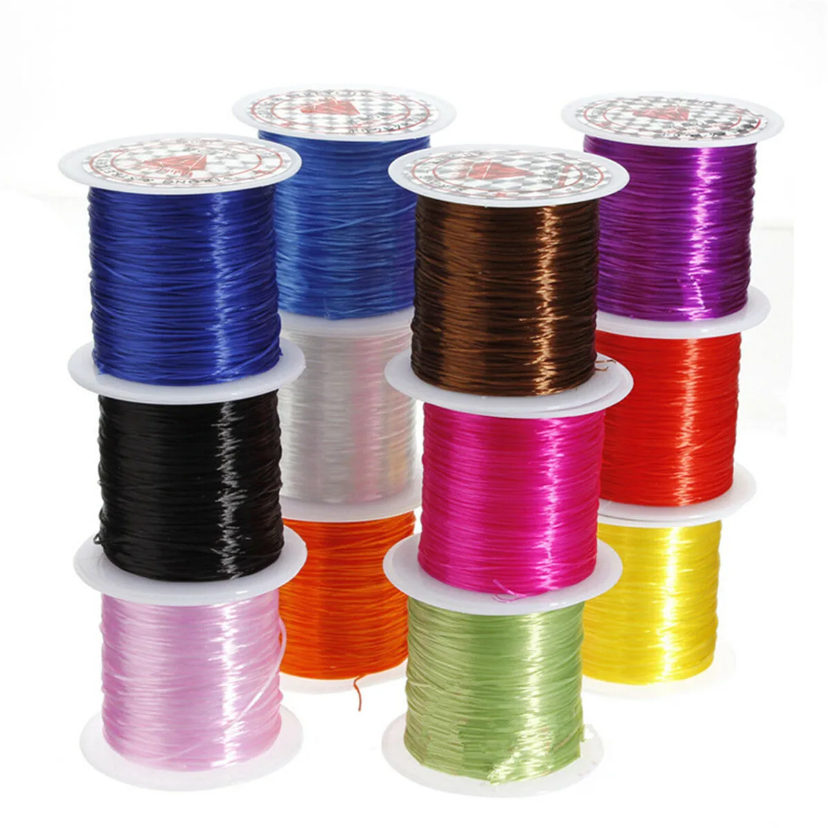 Тянущиеся нити. 3мм мононить. Катушка ниток. Strong stretchy для браслетов. Леска для бисероплетения 0.