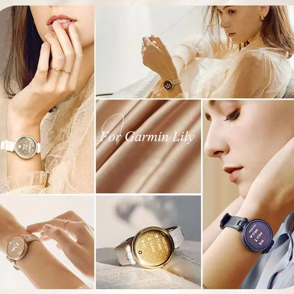 14mm Smart Watch Strap For Garmin Lily Watchband Bracelet Women Soft Silicone Sport Wristband GarminLily Watch Accessories