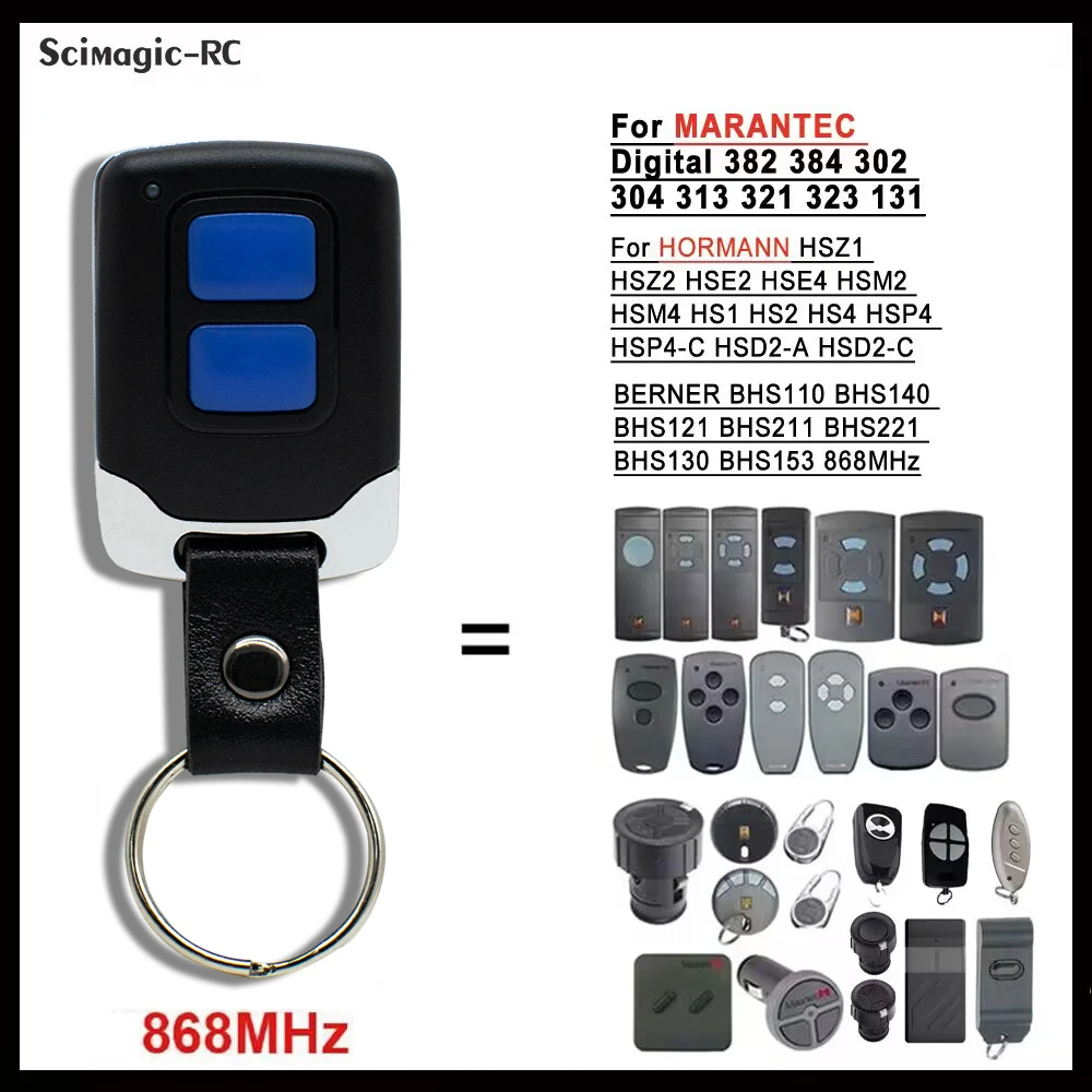 Пульт дистанционного управления клон BERNER BHS110 BHS140 BHS121 BHS211 BHS221 BHS130 BHS153 868MHz Гаражная