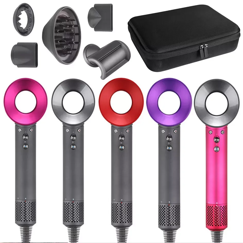 

Профессиональный фен для волос с отрицательными ионами, инструмент в салоне, инструмент для супер путешествий, для женщин и мужчин, мощный п...