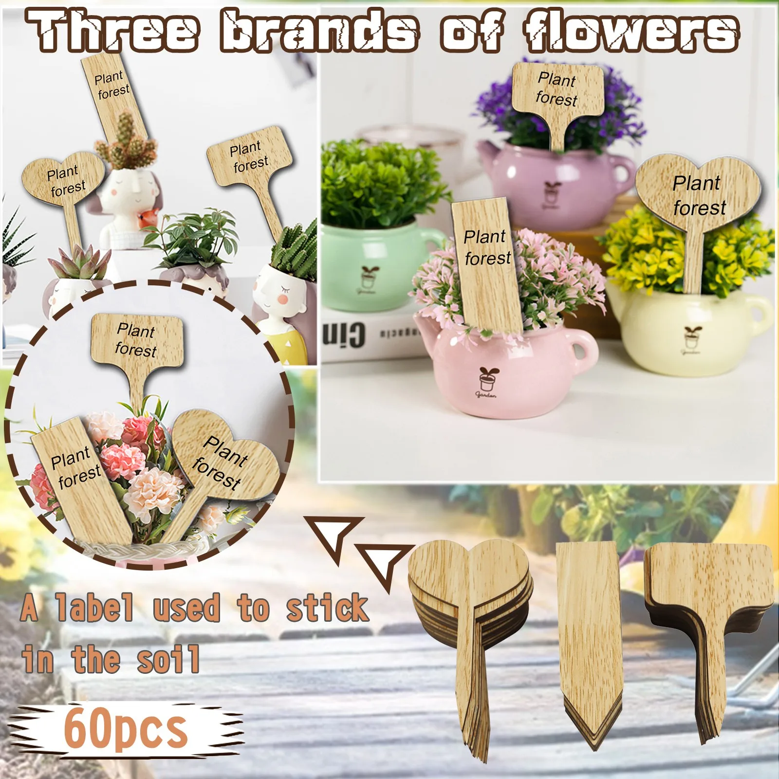 

Rabbit Cardboard Tunnel Wooden For Outdoor Plants Tags Wooden Plant Garden Sign - Labels Patio Lawn & Garden