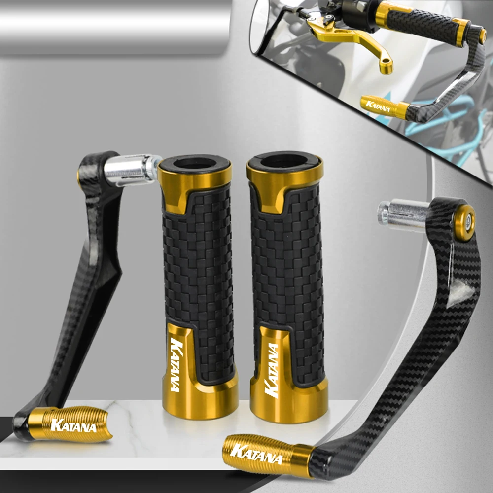 

For SUZUKI KATANA GSX750F 1989- 2007 2006 2005 2004 2003 2002 Motorcycle Handlebar Grips Brake Clutch Levers Guard Protector