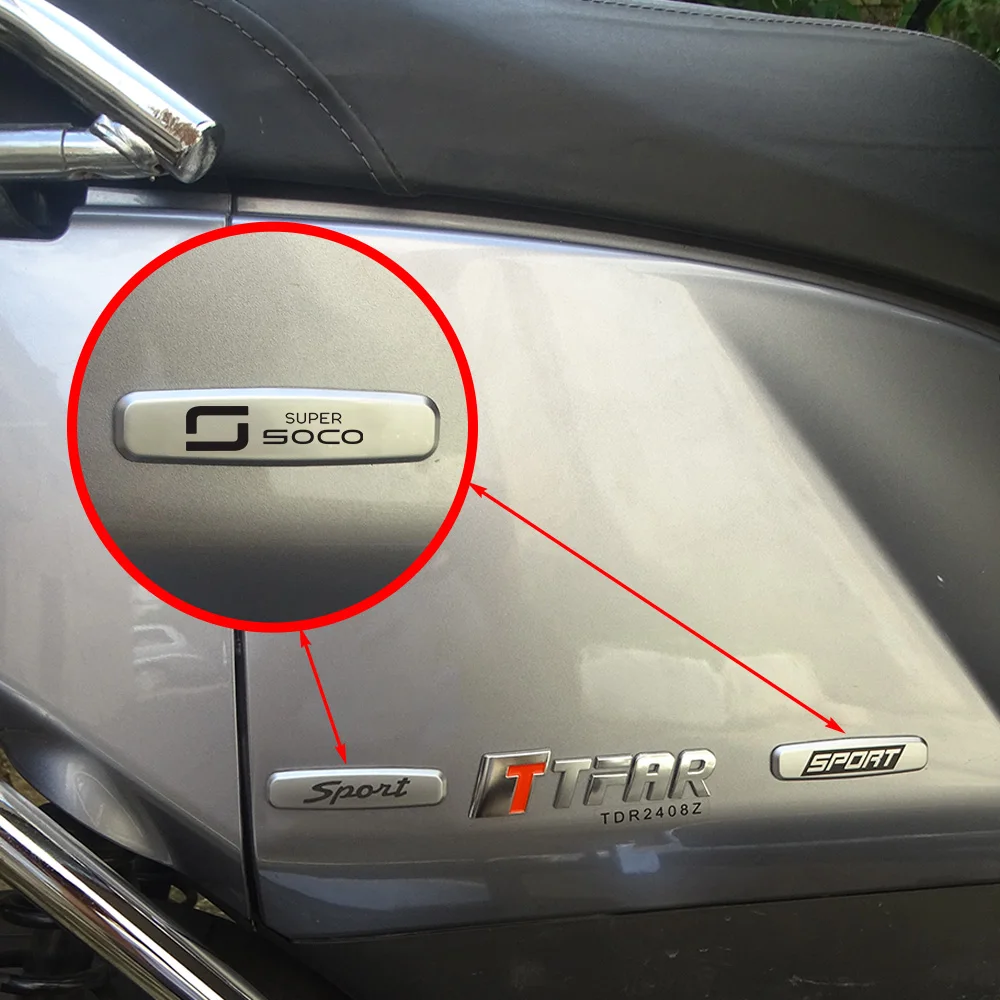 Эмблема для мотоцикла из металла, 3D наклейки на скутер, значок для автомобиля "Супер Соко" TS CT Maxi TC-MAX TC Max CPX CU Cumini RO RU DU CUX on.