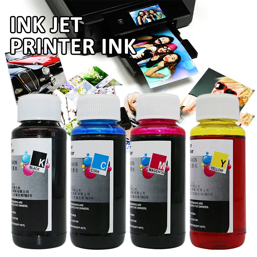 

100ml Refill Dye Ink For CANON PG545 CL546 MG2550 MG2450 MG2950 MX495 MG3050 For HP MP288 2620 815835 For HP803 Inkjet Printer