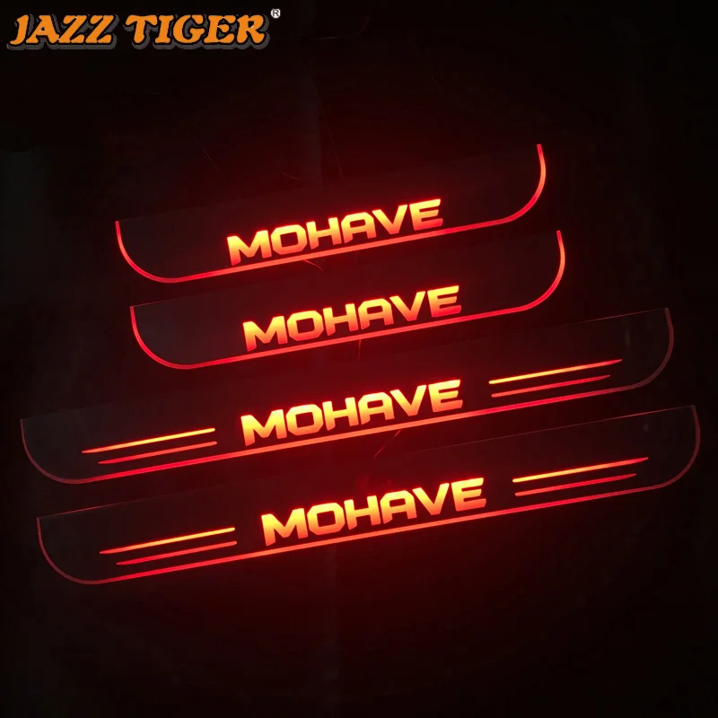 

Door Sill Scuff Plate Pedal Ligths For Kia Mohave 2019 2020 Threshold Led Bar Pathway Dynamic Welcome Lamp