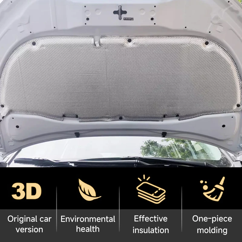 Звуковые накладки двигателя на переднем капоте для BMW 5 серии G30 G38 525 528 530 2017 ~ 2024 2020