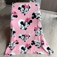 Disney Cartoon Mickey Mouse Minnie Frozen Princess Soft Flannel Blanket Throw for Girl Boy Children on Bed Sofa 95x125cm