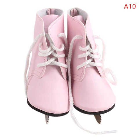 Кукольные роликовые коньки с блестками, обувь для ледяных коньков 18 дюймов/43 см, аксессуары для кукольной одежды, игрушки поколения Nenuco Ropa