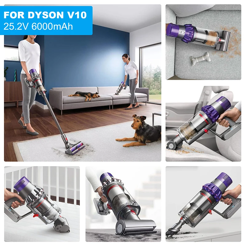Фото Аккумулятор для пылесоса Dyson V10, 6000 мАч, 25,2 в №4