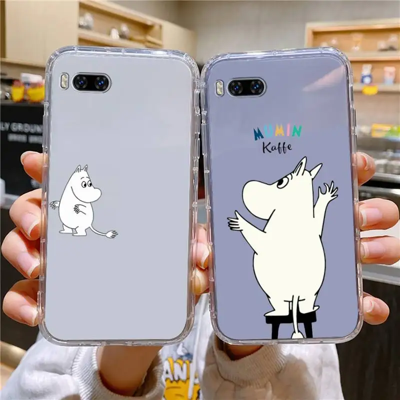 

Moomin Cute Phone Case For Huawei Mate P10 P20 P30 P40 P50 Smart Z Honor 50 60 70 Pro Lite Transparent Case