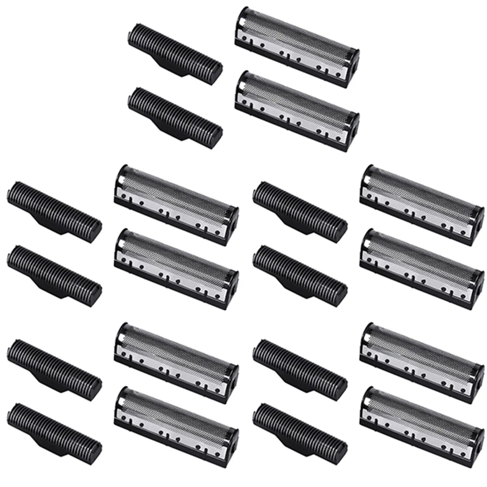 

5Set Clipper Blade for Kemei Km-1102 Clipper Electric Shaver Parts Net Silver