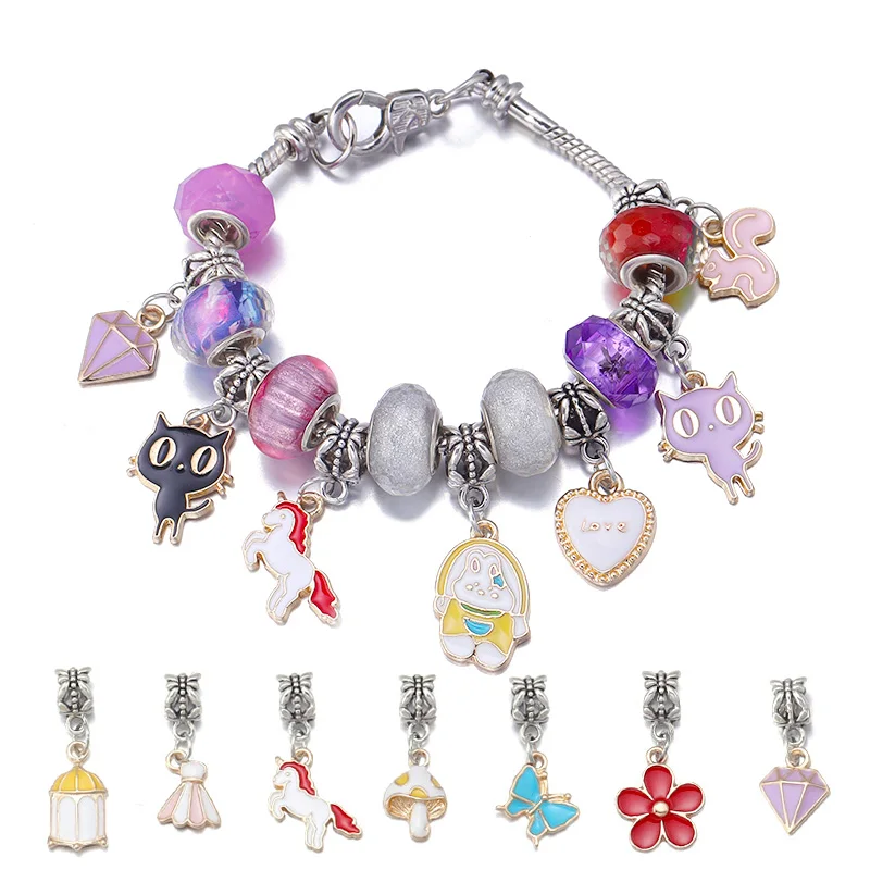 

10pcs/Lot Mixed Oil Drop Charms DIY Bracelet Accessories Making Pendant For DIY Handmade Necklace Jewelry Wholesale
